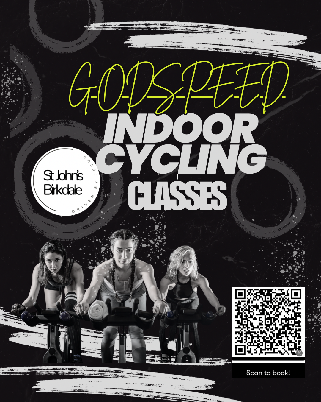 Black And White Spinning Class