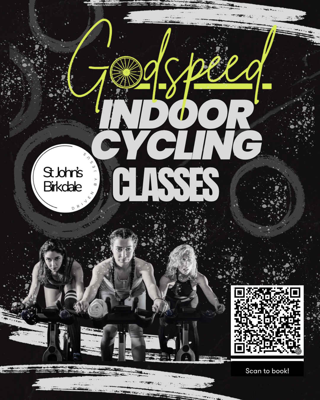 Black And White Spinning Class