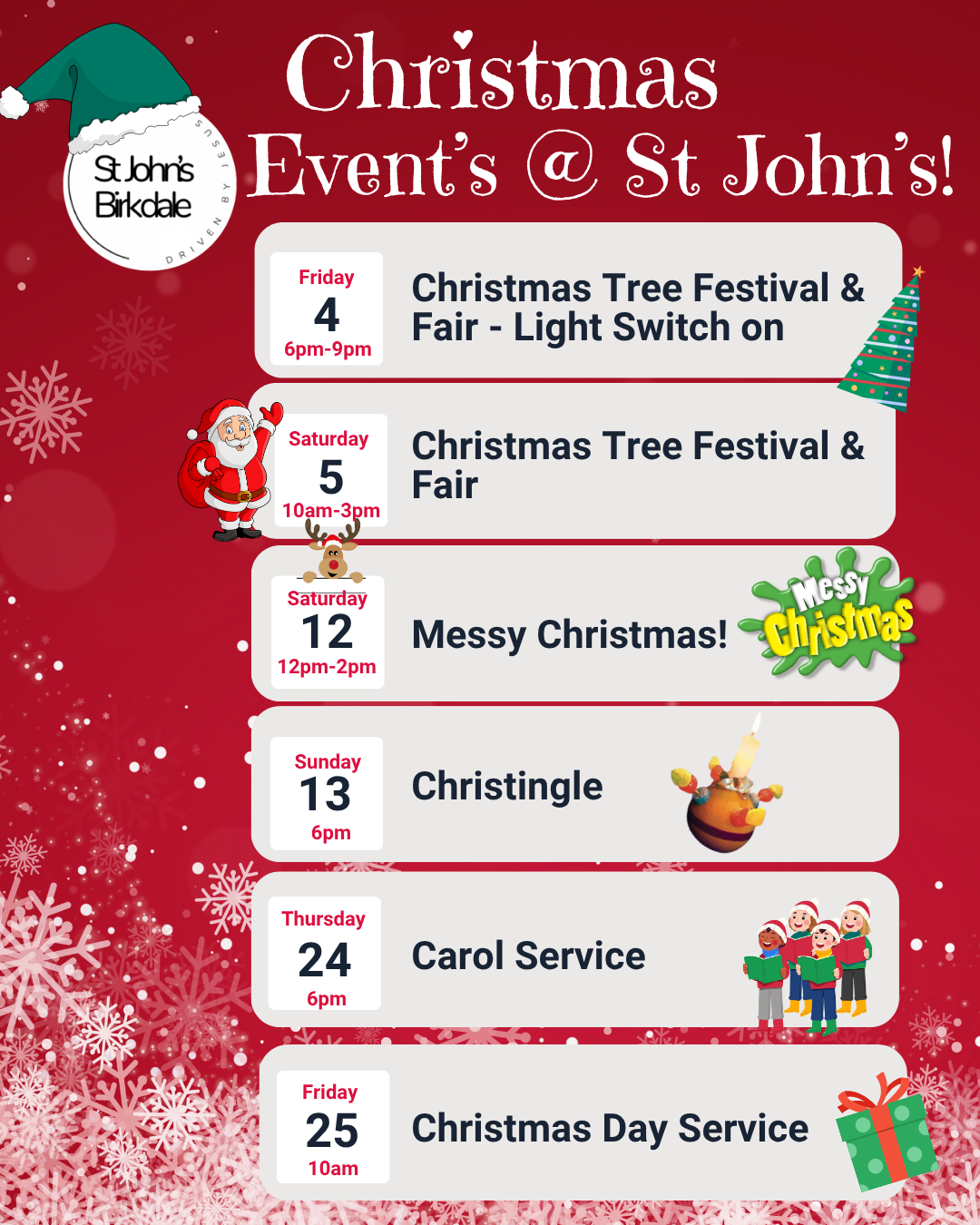 Christmas Events  2026 Insta p